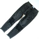 One Teaspoon NWT  High Waist Freebirds in Double Bass Black Destroyed Jeans 25 Photo 2