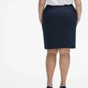 MM.LaFleur  The Noho Skirt Plus Galaxy Blue Fitted Pencil Slit Women’s Size 14 Photo 1