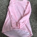 Pink Sweater Top Size 8 Photo 0