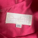 Oscar de la Renta Vintage  pink label silk Structured Skirt Cocktail Dress Sz 8 Photo 6