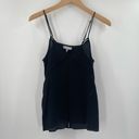 Cami NYC  Camisole Tank Size Small 100% Silk Black Luxury Designer Cutout Detail Photo 13