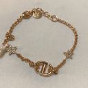 Christian Dior Dior CD Navy Bracelet Rose Gold-Finish Metal and White Crystals Photo 2