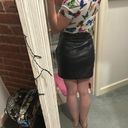 Winlit Black Leather Skirt Photo 10