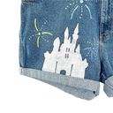 Disney Gitano Vintage Denim Hand Painted  Mickey Mouse High Waisted Jean Shorts Photo 48