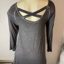 Cloud Chaser Women’s Gray Long Sleeve Shirt Size Medium Photo 1