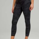 Lululemon Base Pace High-Rise Crop 23” Leggings in Heritage 365 Camo Deep Coal Photo 0