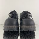 Soda Vintage Y2K Black Faux Leather Chunky Platform Lace Up Heeled Oxford Shoes Photo 7