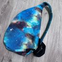 KAVU  Galaxy Space Rope Sling Bag RARE Purse Blue Green Photo 4