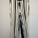 Lafayette 148  New York Hester Striped Wide-LegPull On Viscose Pants‎ Sz M Photo 6