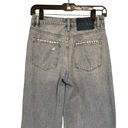 Vervet Flying Monkey High Rise Wide Leg Frayed Hem Jeans, Sz 25 Photo 5