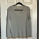 ee:some Super cute grey v-neck sweater SIZE S/M Photo 0