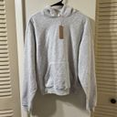 SKIMS New  Cotton Fleece Oversized Hoodie Light Heather Grey Size Medium Photo 2