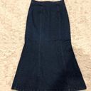 Talbots Dark Wash Denim Maxi Skirt Photo 0