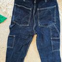 Brandy Melville J Galt Dark Wash Cargo Carpenter Jeans Photo 2