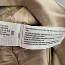 Abercrombie & Fitch Large Linen Ultra Wide Leg Pants Beige Tan Sand Elastic Photo 5