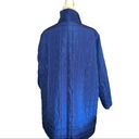 Woman Within  blue quilted zip up lightweight jacket with side pockets! N… Photo 3