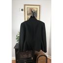 Nine West  Women’s 16 Jacket Open Front Long Sleeve Lapel Collar Black Lined Photo 3