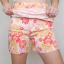 St. John’s Bay Vintage 90s St. Johns Bay Pink & Orange Floral Mini Skirt Skort Photo 1