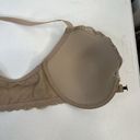 Natori  Size 34DD Feathers T Back Bra Front Close Lace Trim Molded Lightly Lined Photo 9