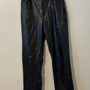 Abercrombie & Fitch Abercrombie Vegan Leather Pants Photo 4