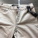 EXPRESS  Straight Crop High Rise Khaki Jeans NWT Size 8 Photo 6