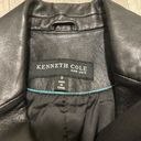 Kenneth Cole  leather jacket size small preowned Photo 2