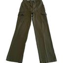 Rewind  Cargo Pants Womens Size 3 Juniors 26w Army Green Full Length Trousers Photo 0