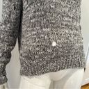 Vintage Havana  Marled Gray Distressed Side Zippers Slouch Sweater Photo 3