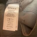 Spanx  Solace Pewter Silver Waxed High Waist Jeans size large Photo 4