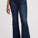 Gap Curvy Dark Wash Flare Denim Jeans Photo 0