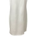 Marina Womens Shift Dress White Ruffles Mini Stretch Strapless Ruffle Zip 6 Photo 3