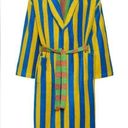 Dusen Dusen Field Stripe Robe Yellow Photo 0