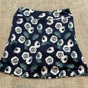 Night Moves Golftini  navy blue/ green and white floral golf skort sz L Photo 4