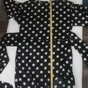 Boohoo Polka Dot Tie Waist Wing Sleeve Dress Photo 8