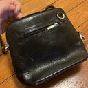 Vera Pelle  | Black Small Crossbody Bag Purse One Size Made In Italy Photo 3
