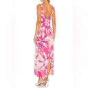 Young Fabulous and Broke  Tulla Column Dress in Pink Anemone Wash Tie Dye Womens M Photo 1