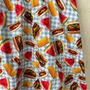 Retrolicious Picnic Summer Barbecue Retro Mod Printed Skirt Size S Blue Photo 6