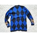 Black Diamond Vintage Blue and  Cardigan Sweater Photo 1