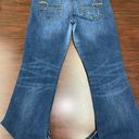 American Eagle Kick Boot Dark Wash Super Stretch Denim Jeans Size 10 Short Photo 3