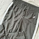 Nike  Athletic Pants Womens M Black White Stripe‎ Mesh Lined Retro 274520 010 Photo 1