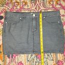 MOTHER Denim  S.N.S Striped Jean On The Road Mini Skirt Size 27 Photo 11