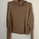 Wilfred  Aritzia Brown 100% Merino Wool Turtle Sweater Size M Photo 0