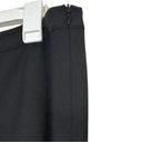 Lafayette 148  Black Wool Straight Leg Dress Pant Trouser Size 12 Photo 2