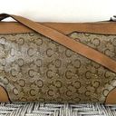 CELINE  Macadam Diffusion Tan Canvas and Leather Crossbody Bag Photo 0