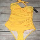 Tempt Me Women One Piece Yellow Swimsuit. Size L Photo 2