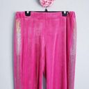 Juicy Couture  25th‎ Anniversary Pink Rhinestone Velour Pant Photo 3