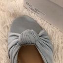 For Love & Lemons NIB  x Marais bow slide sandals in blue Photo 3