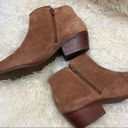 Jack Rogers  Suede Scalloped Ankle Booties Tan 10M Photo 1