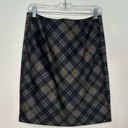 CAbi  Step Out Stretch Plaid Career Midi Pencil Skirt Sz 6 NWT Work Classic Photo 3