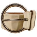 Prada Vintage  Cream White Leather Belt Photo 3